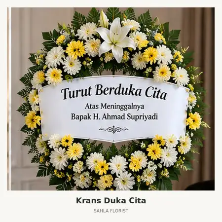 Krans Bunga Duka Kutai Timur